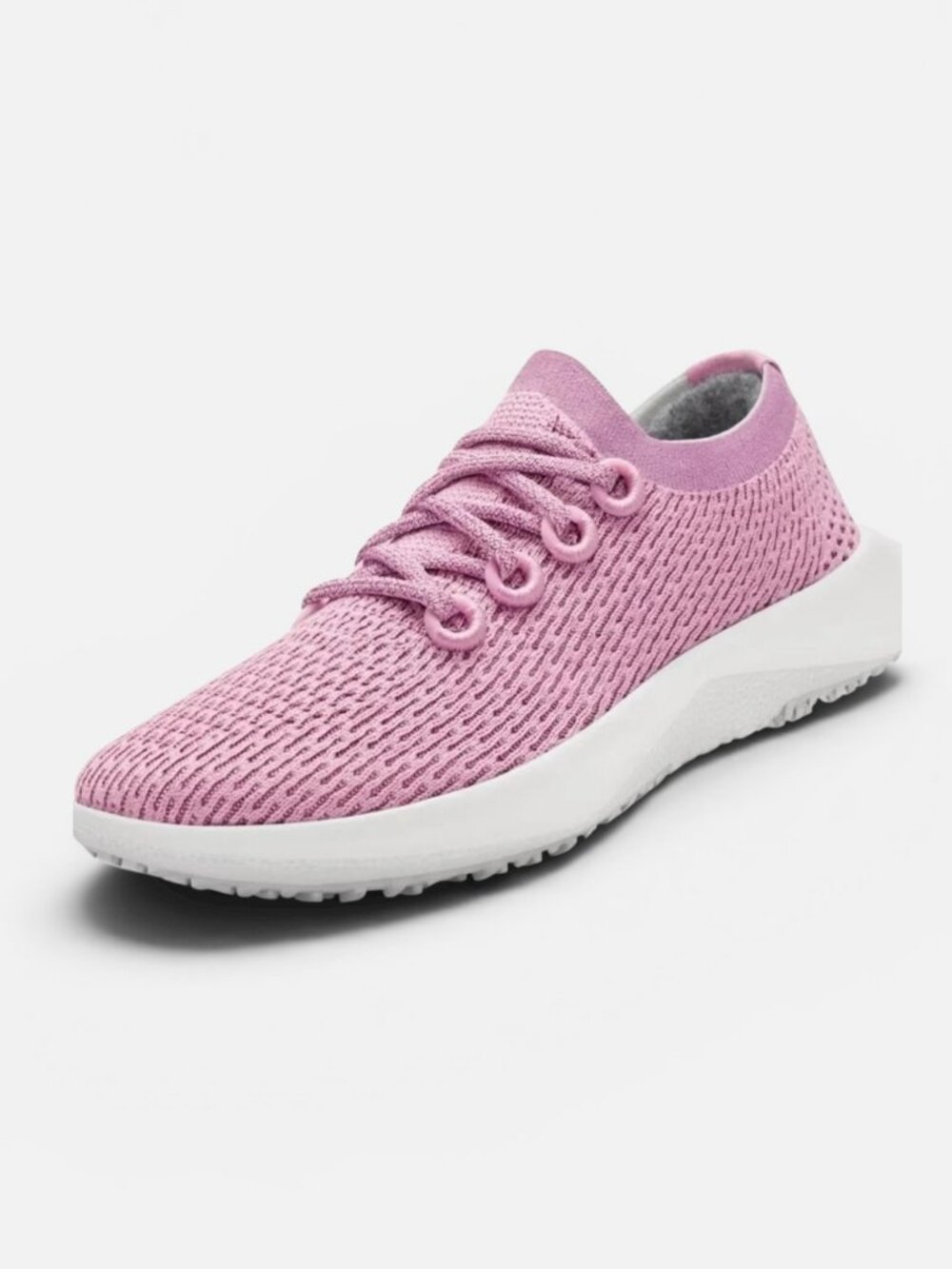 Allbirds Tree Dasher 2 Running Sneakers Pink Wool Lace Up Women’s 10